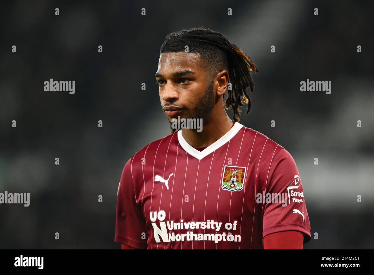Akinwale Odimayo of Northampton Town during the Sky Bet League 1 match