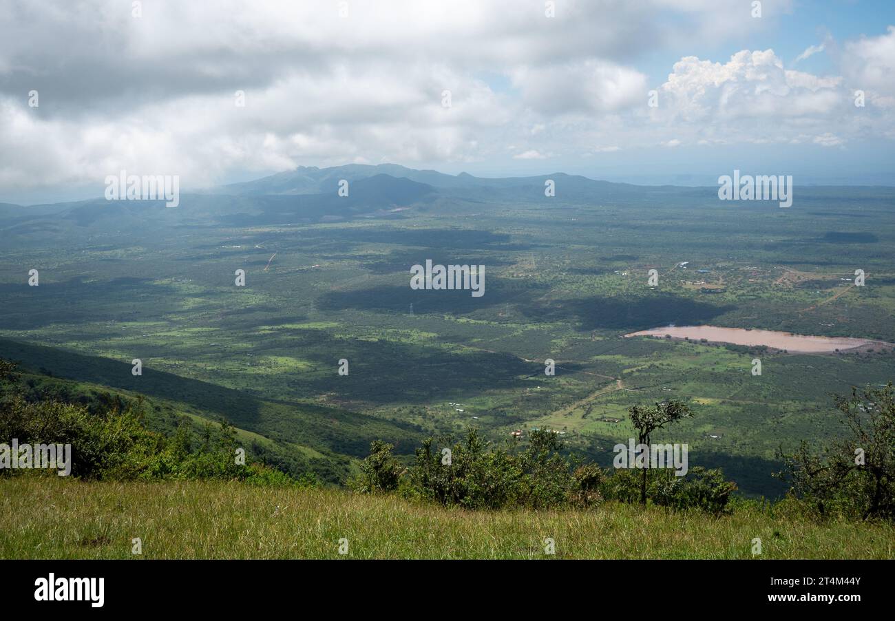 View from the Ngong Hills, Great Rift Valley, located southwest near ...