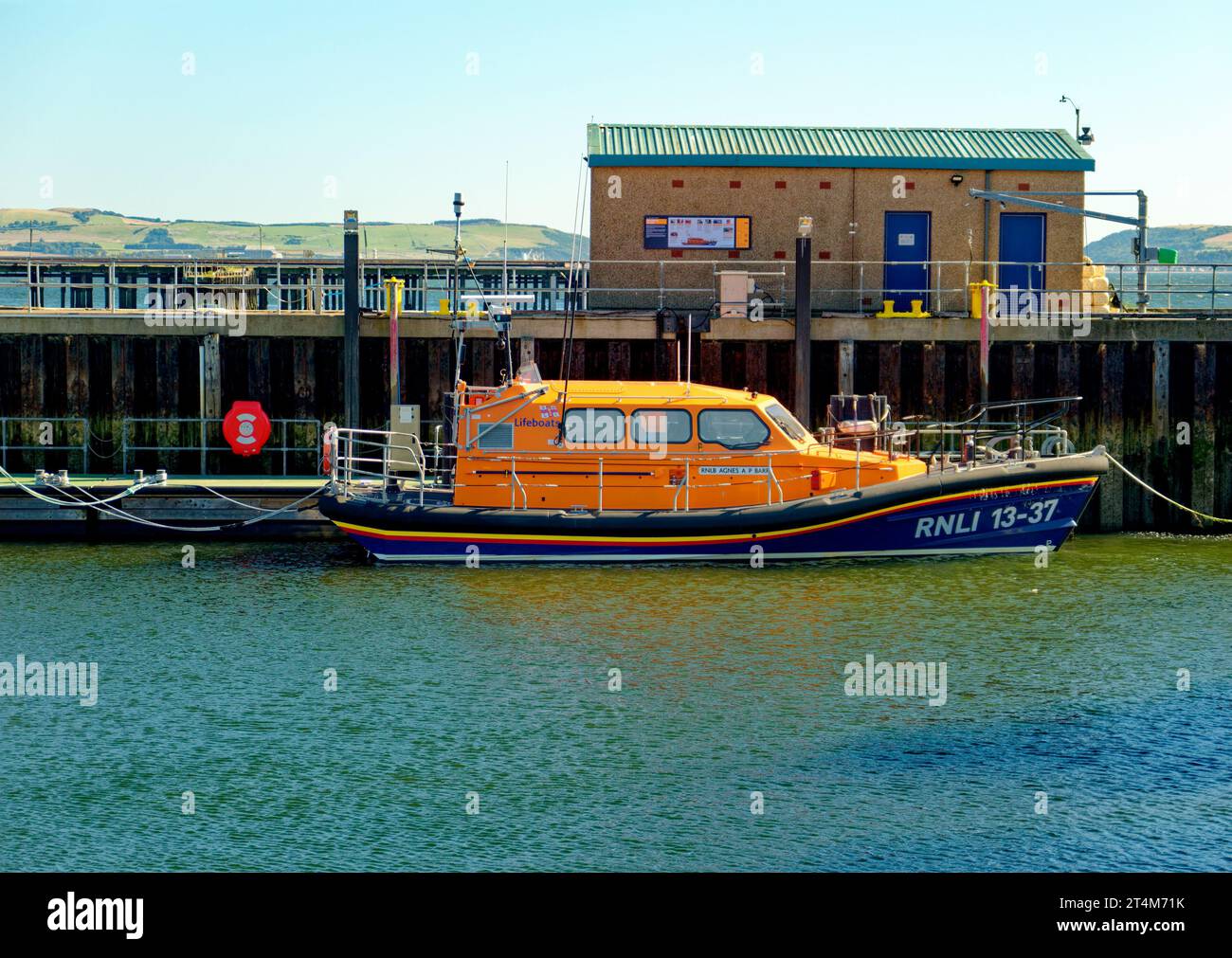 INVERGORDON, SCOTLAND - September 4, 2023: Invergordon is a town in Easter Ross, Highland, Scotland. The former naval base is a deep water port visite Stock Photo