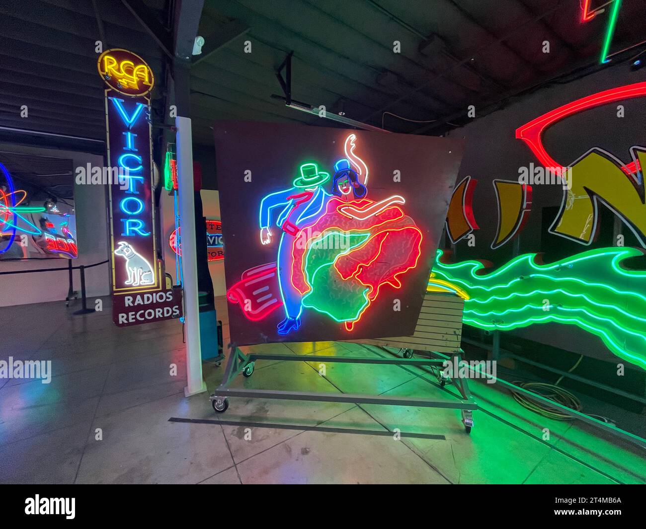Museum of Neon Art, Glendale, California, USA Stock Photo