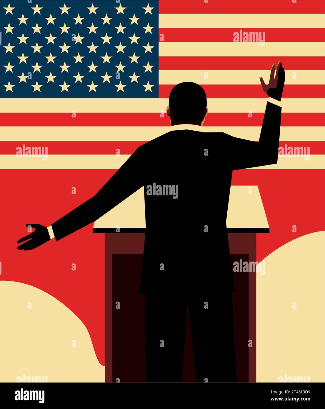 martin luther king day speeching Stock Vector Image Art Alamy