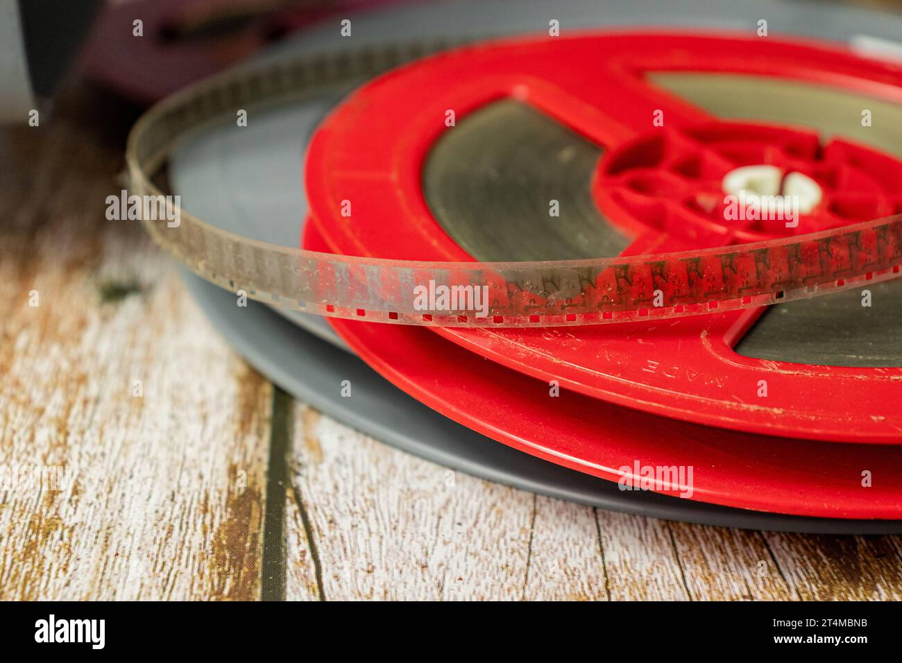8mm film reels for domestic cinema Stock Photo Alamy