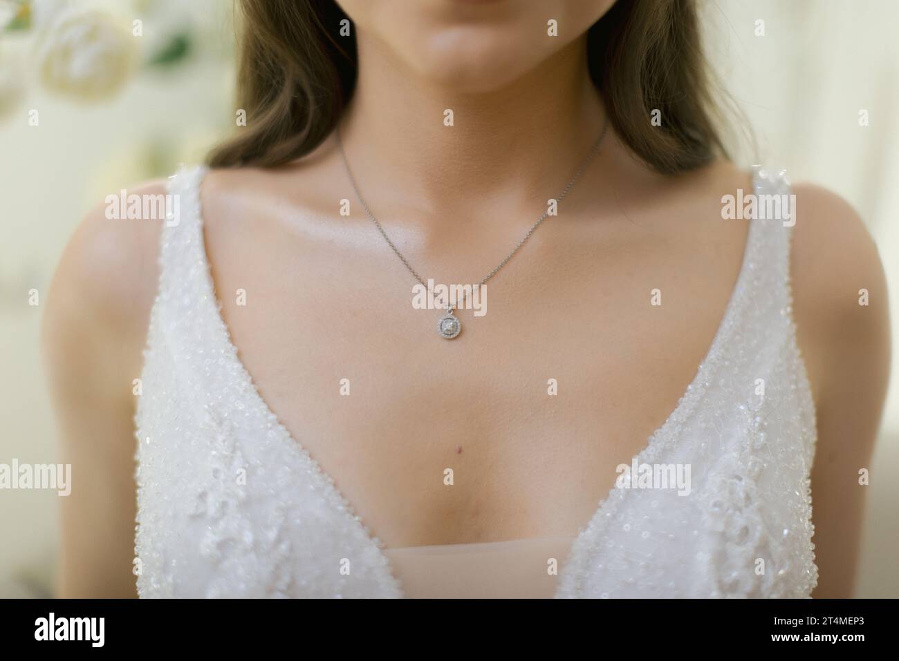 Woman wearing sparkling gown hi-res stock photography and images - Alamy