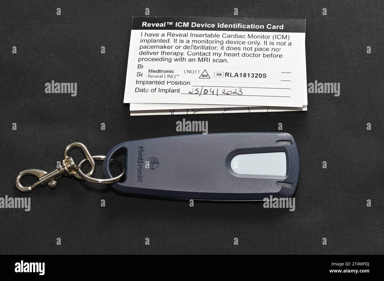 Insertable heart monitor receiver Stock Photo - Alamy