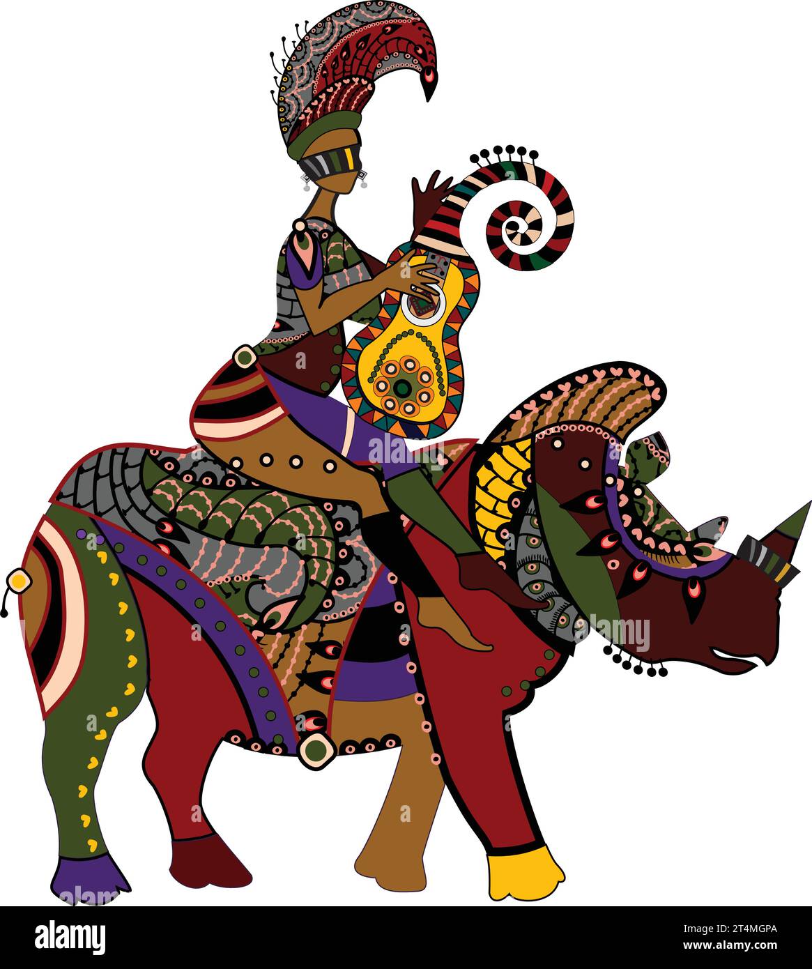 indian-artwork-tribal-royalty-free-vector-image-stock-vector-image