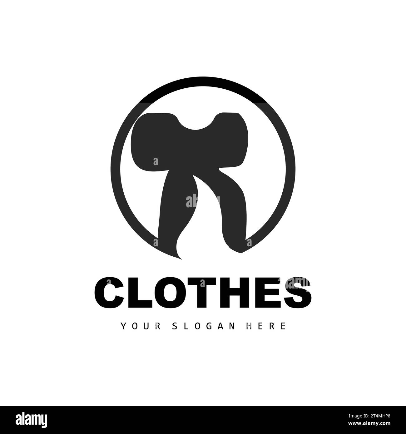 Clothing Logo, Simple Style Shirt Design, Clothing Store Vector ...