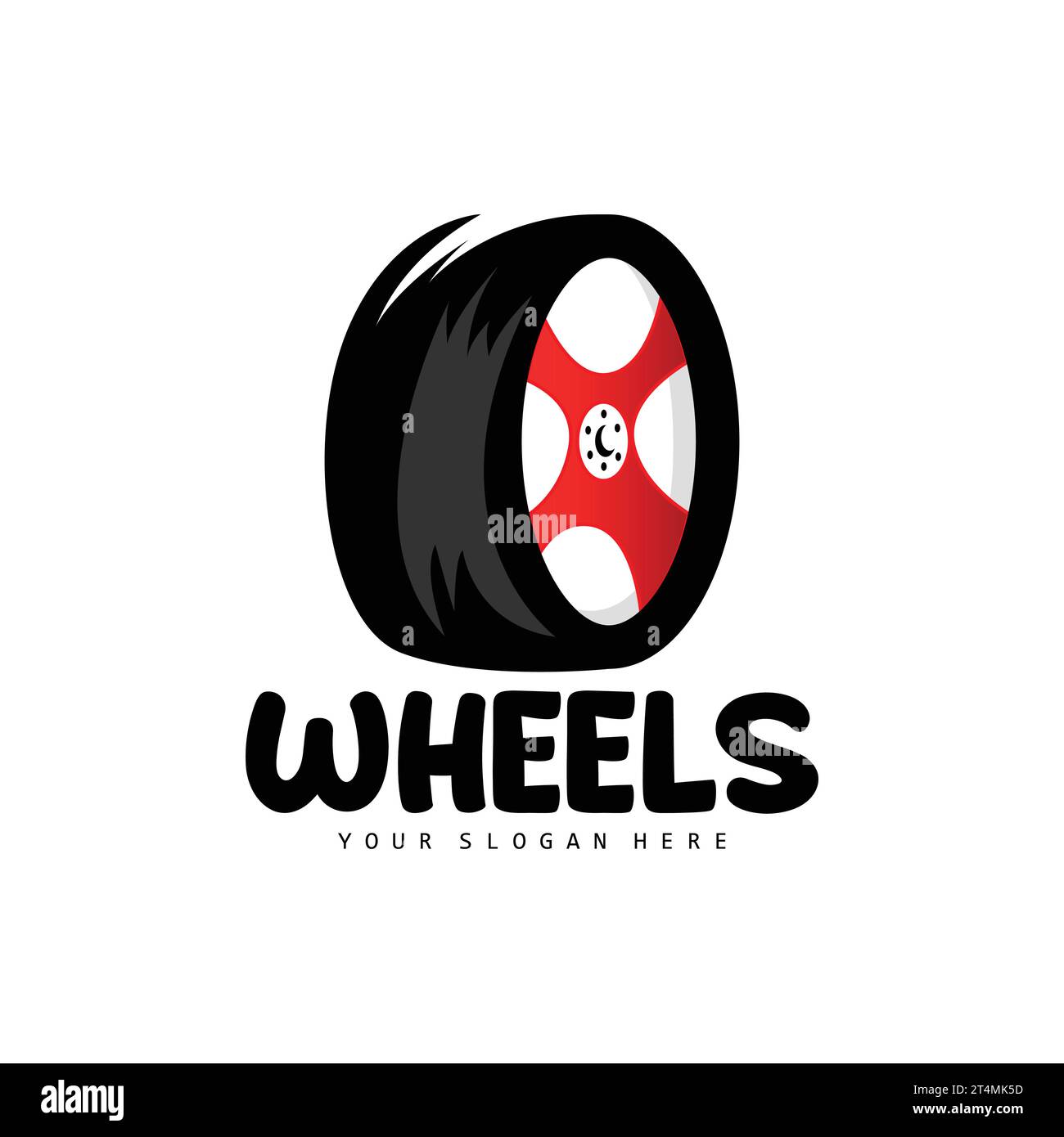 Tire Wheel Logo, Automotive Parts Vector, Maintenance Design