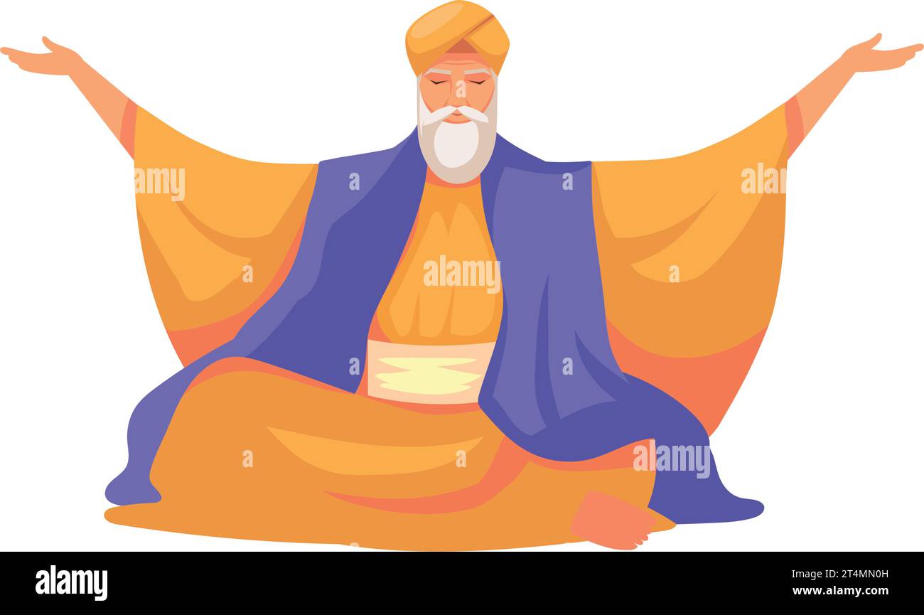 guru nanak jayanti tradition Stock Vector