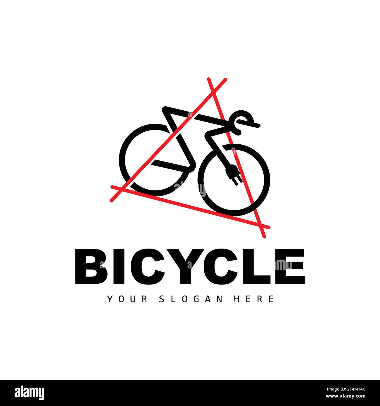 Electric Bicycle Logo, Vehicle Design, Sport Bike Vector, Bike Template