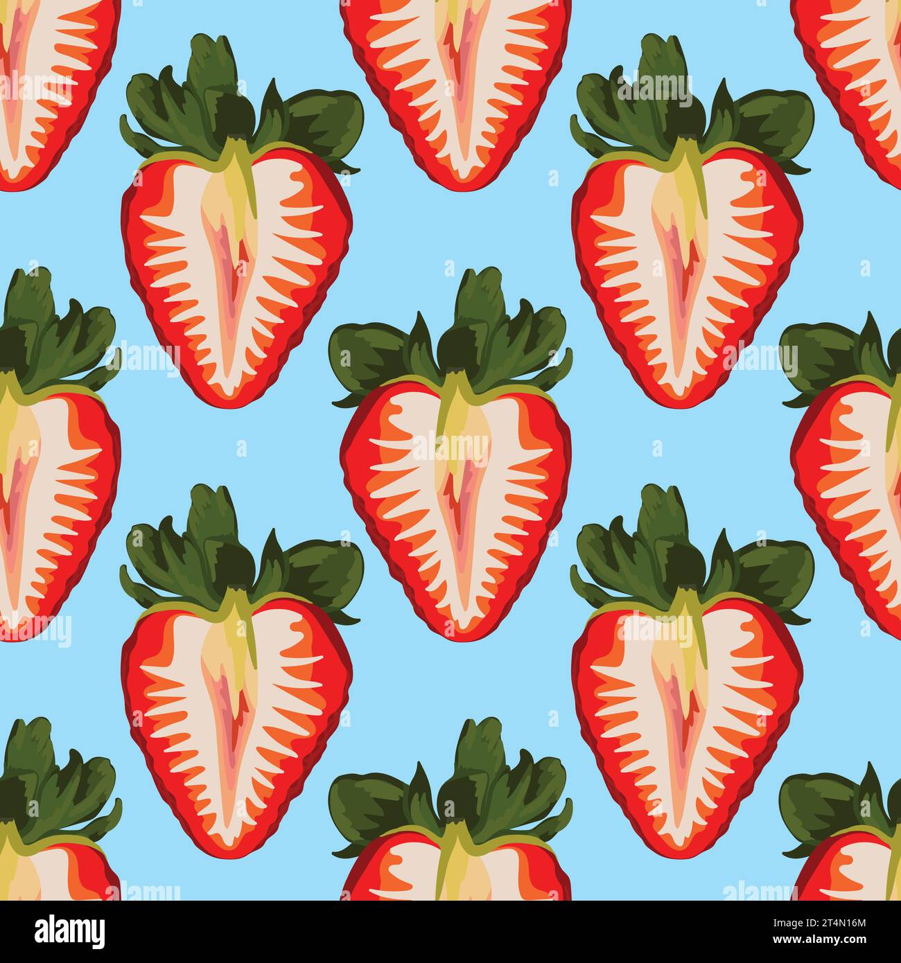 Fruits drawing seamless background Royalty Free Vector Image Stock ...