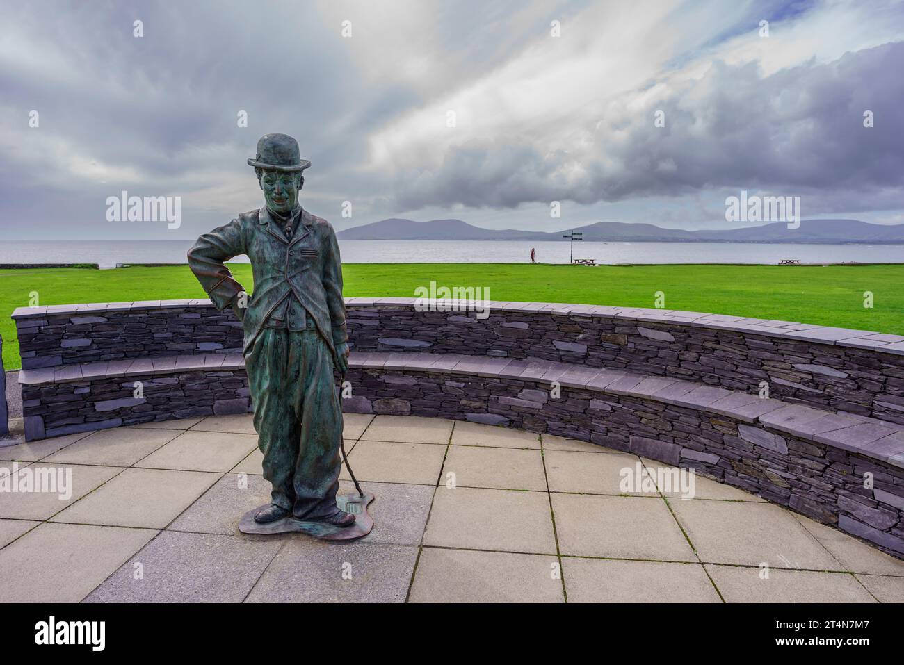 Statue of Charlie Chaplin County Kerry, Waterville, Ireland, United