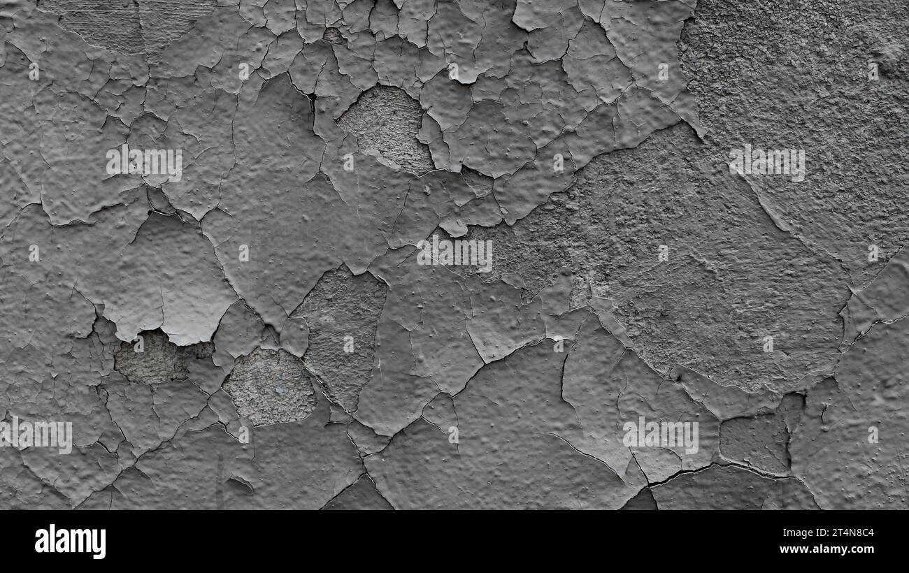 Old gray paint peels off and falls off a concrete wall texture background Stock Photo Alamy