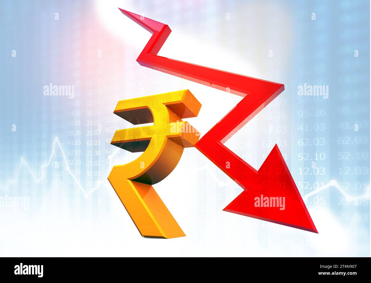 Rupee value hi res stock photography and images Alamy