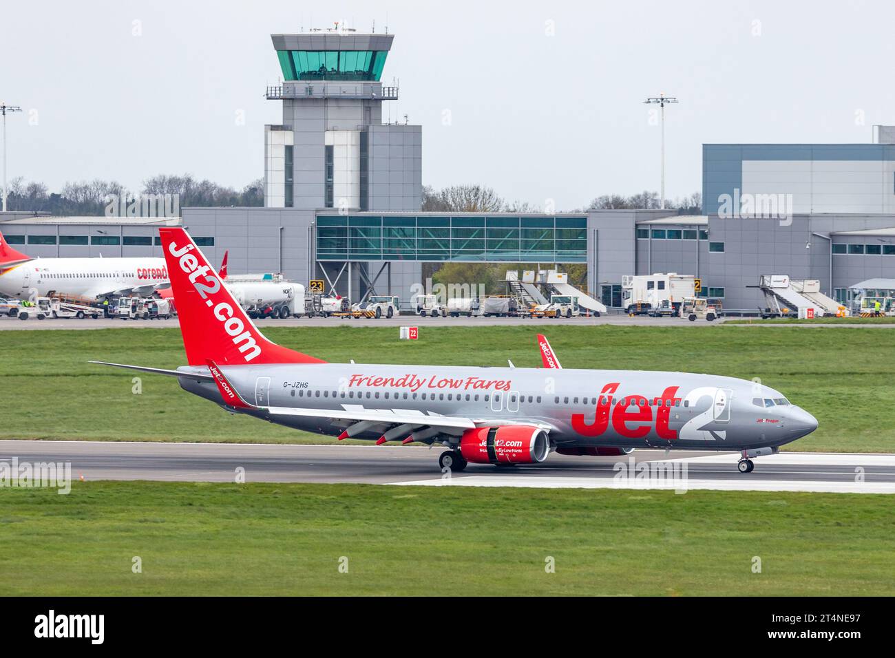 Jet2 at Bristol Airport Stock Photo