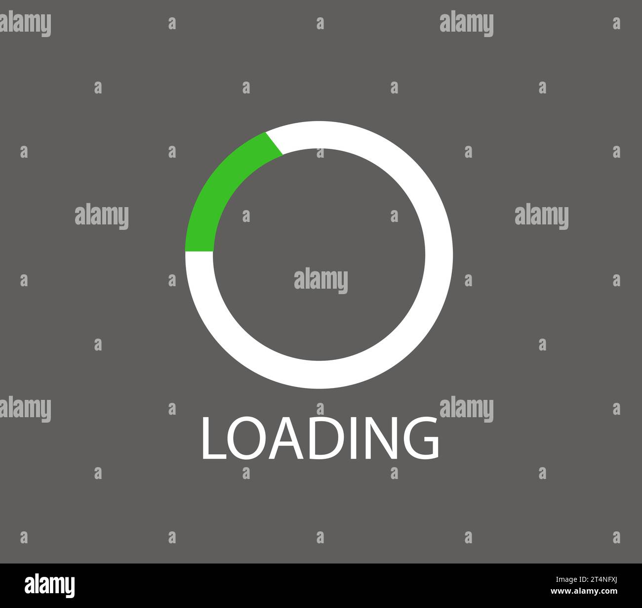 Loading icon flat design. vector illustration Stock Vector