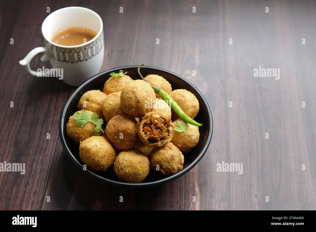 Dry Kachori is a deep fried crispy and crunchy balls of maida flour
