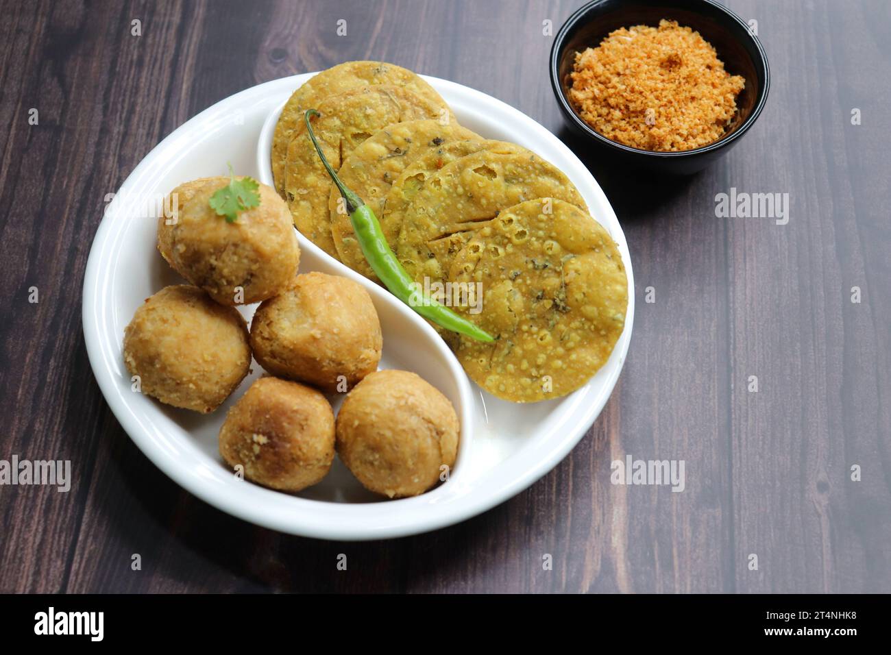 Dry Kachori is a deep fried crispy and crunchy balls of maida flour