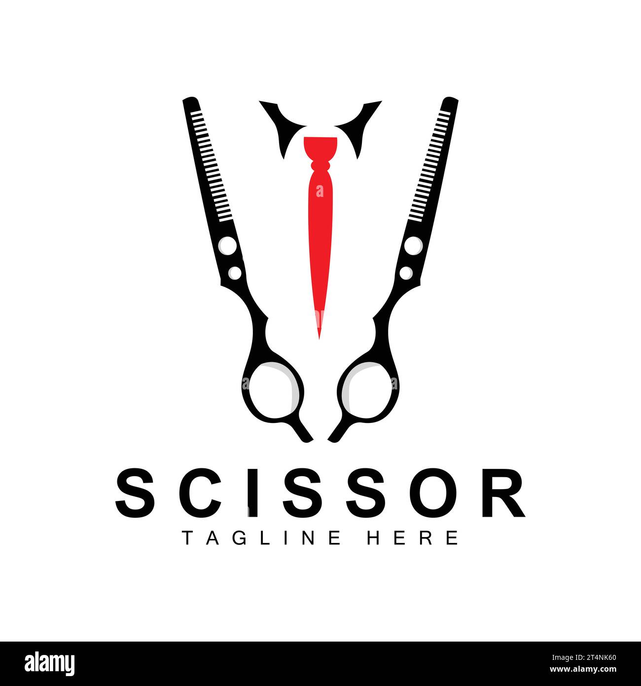 Scissors Logo Design, Shaver Vector, Scissors