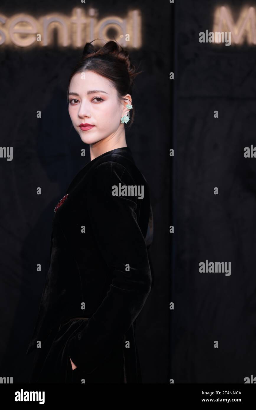 Russian actress Narana Erdyneeva attends an activity in Shanghai, China ...