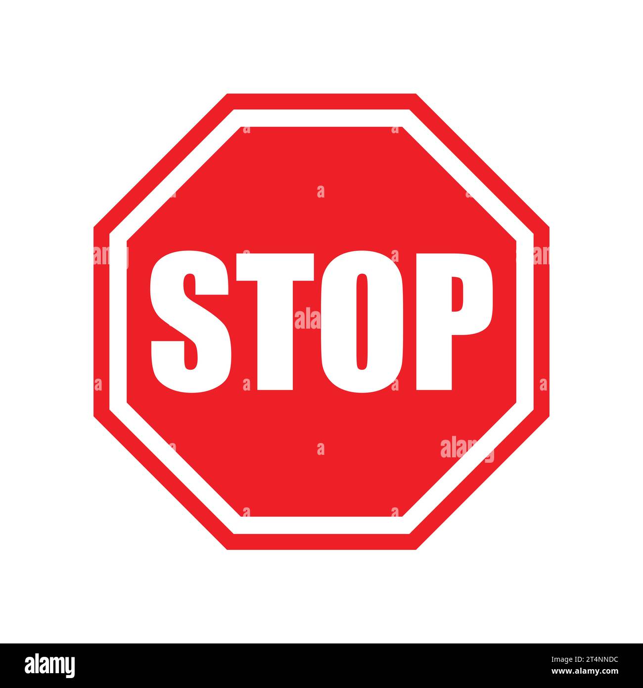 Red Stop Sign Image Vector Parkway sign Stock Vector Images - Alamy