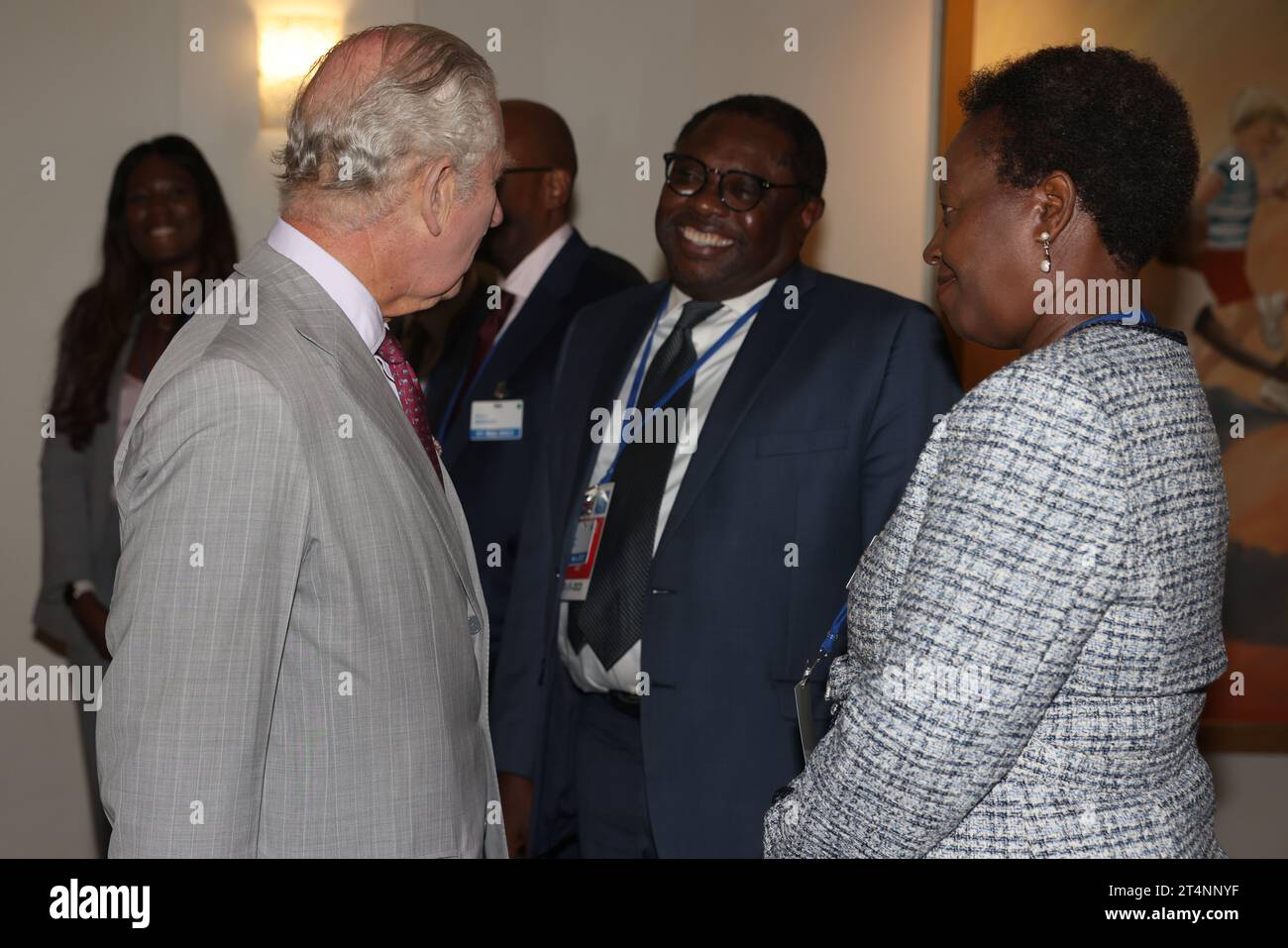 King Charles III during a visit to the United Nations Office Nairobi