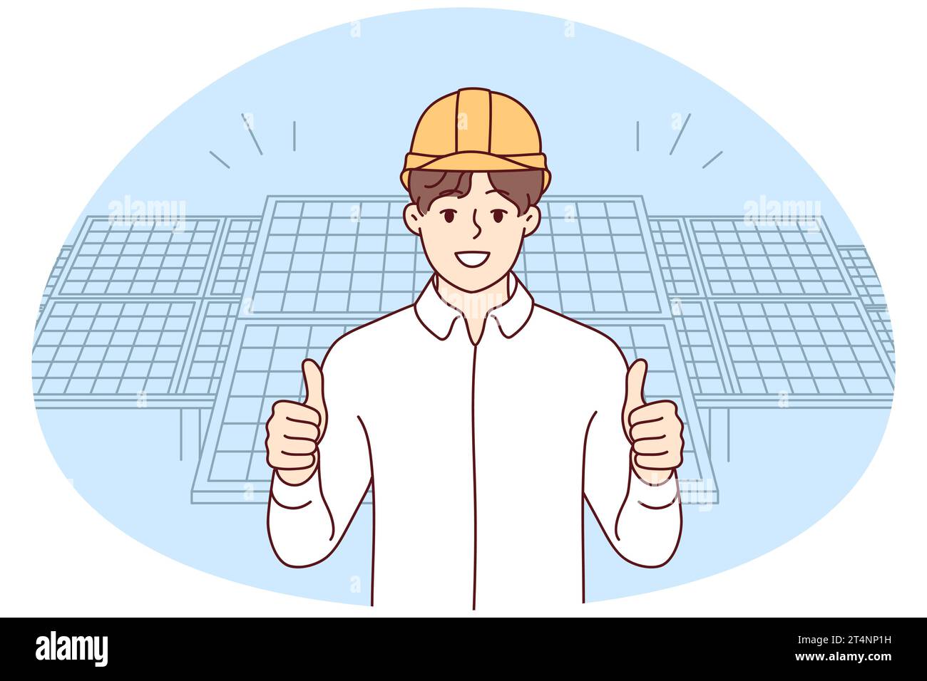 Engineer recommend house construction Stock Vector Images - Alamy