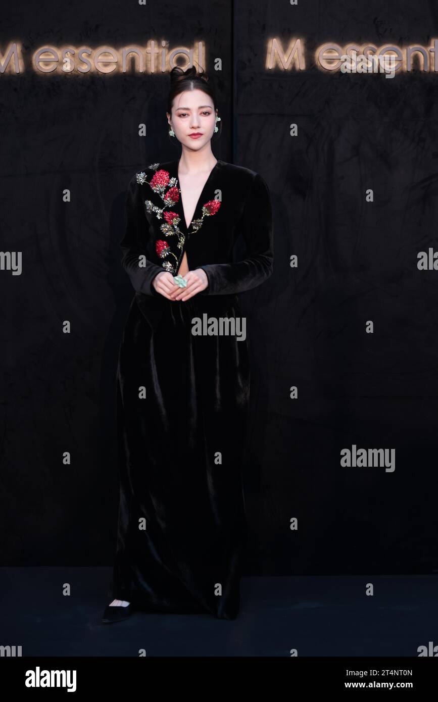 Russian actress Narana Erdyneeva attends an activity in Shanghai, China ...