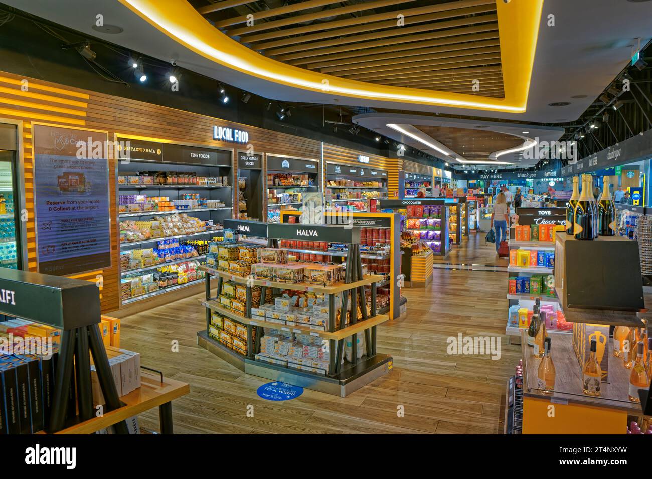 Duty Free area at Diagoras Airport(aka Rhodes Airport) on the Greek