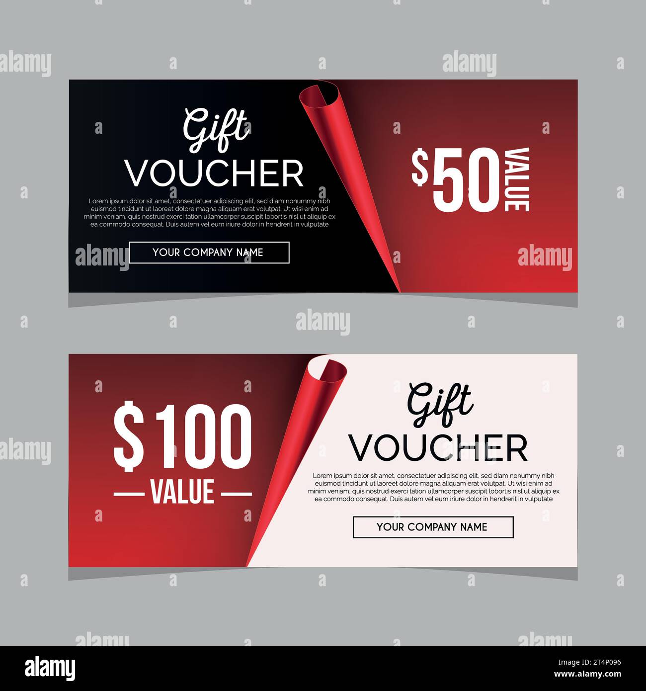 Gift voucher design Royalty Free Vector Image Stock Vector Image & Art ...