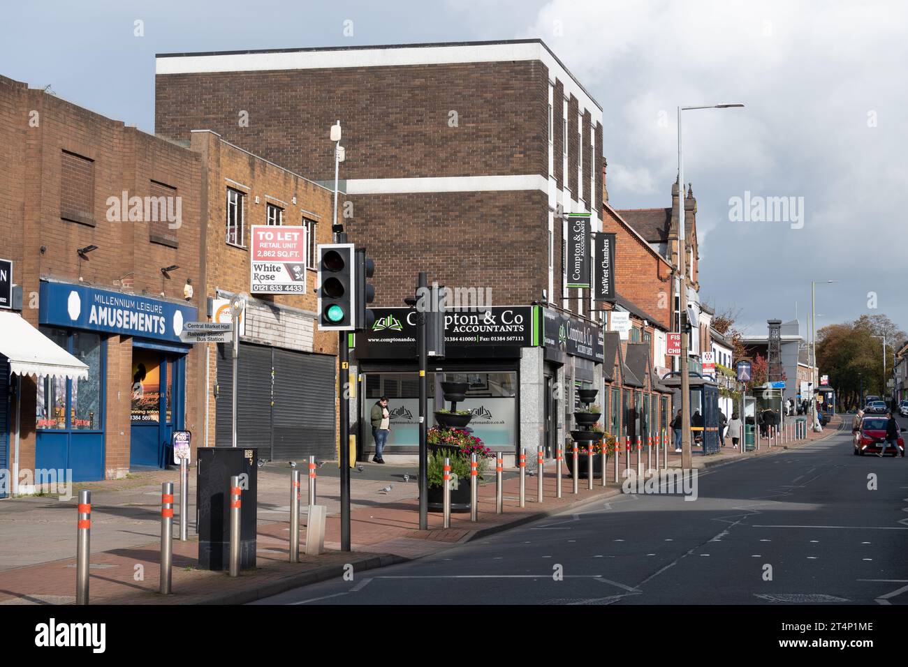 High Street, Cradley Heath, West Midlands, England, UK Stock Photo Alamy