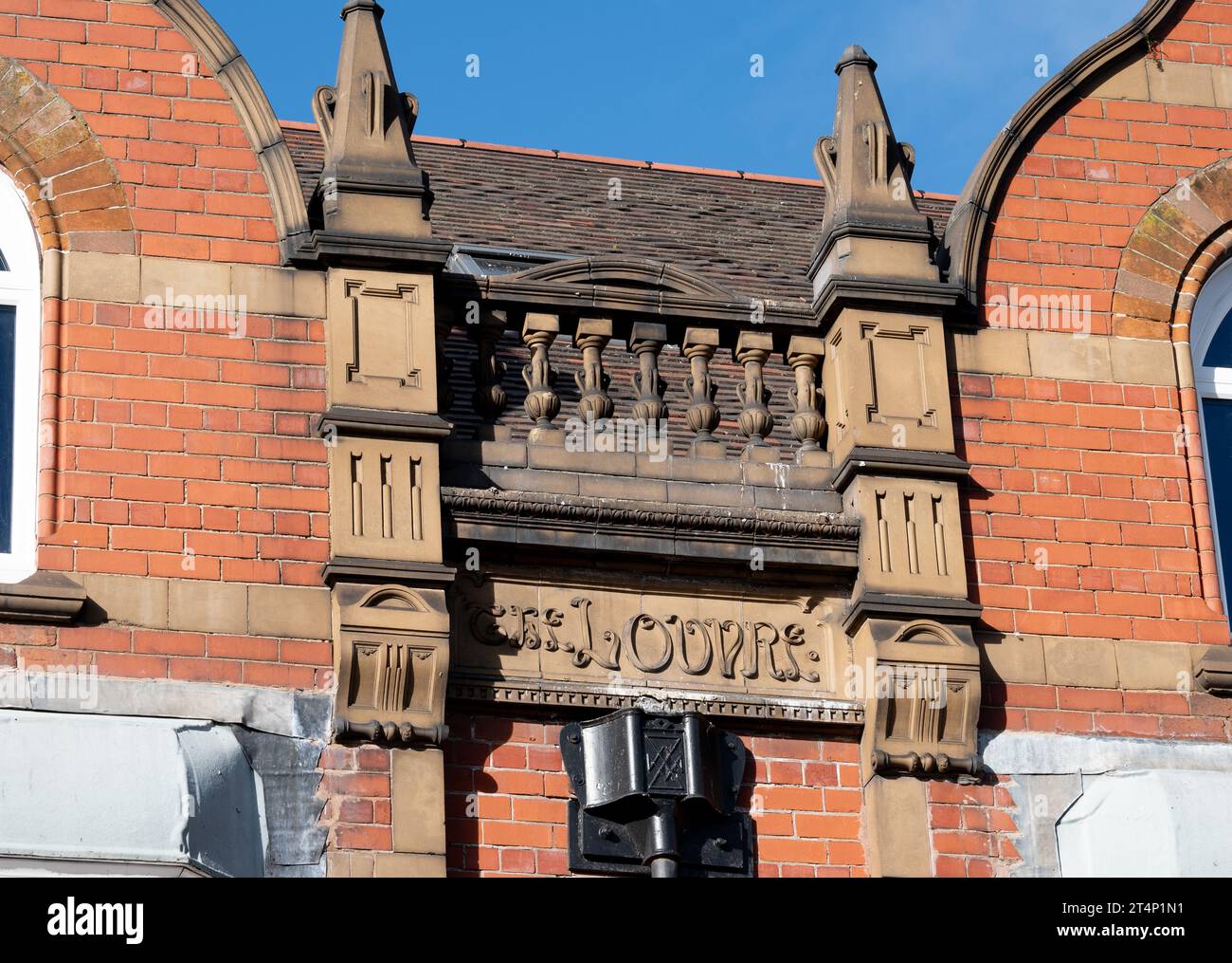 The Louvre, High Street, Cradley Heath, West Midlands England, UK Stock
