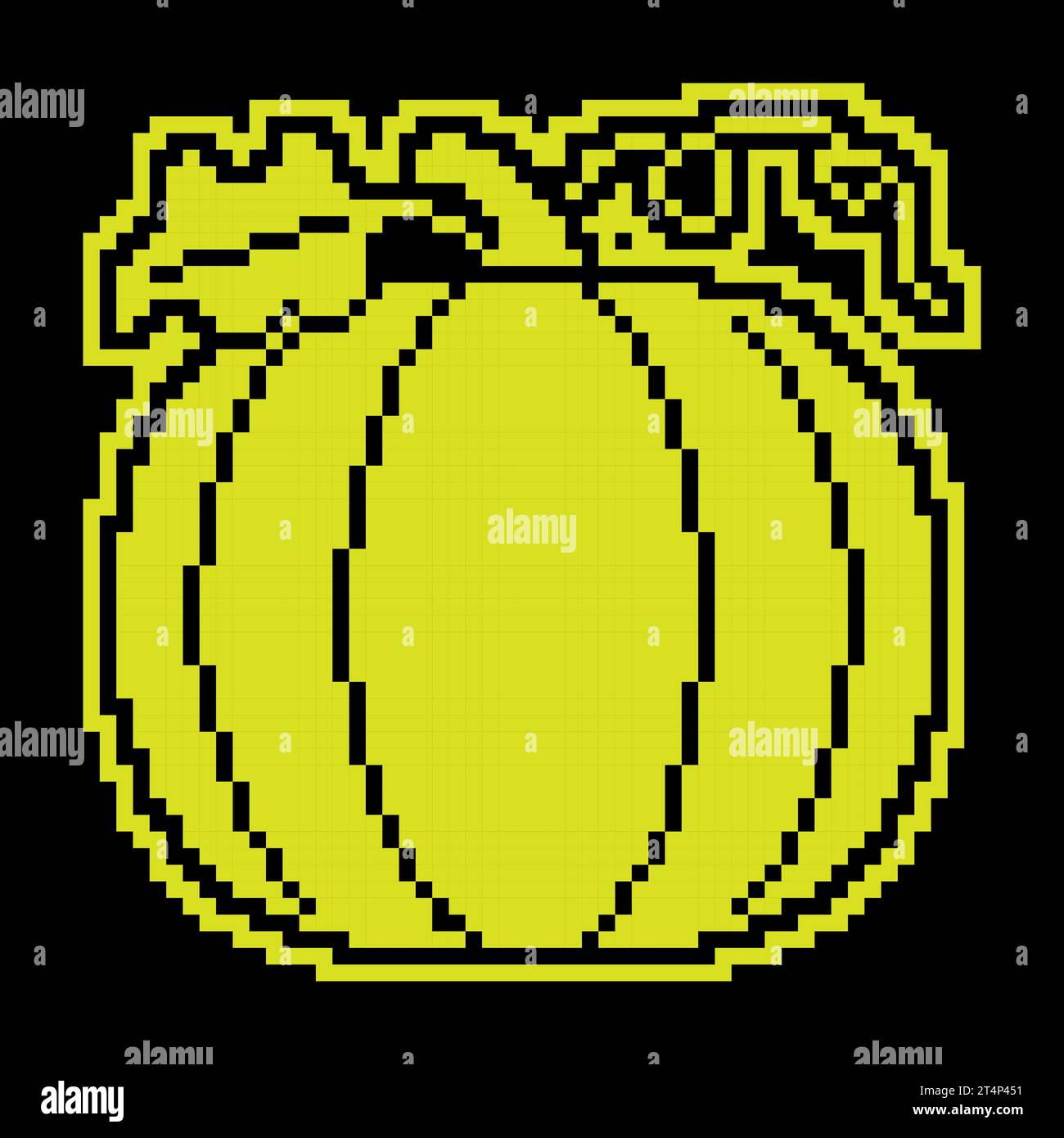 Linear icon. Pumpkin fruit. Autumn harvesting. Autumn Halloween