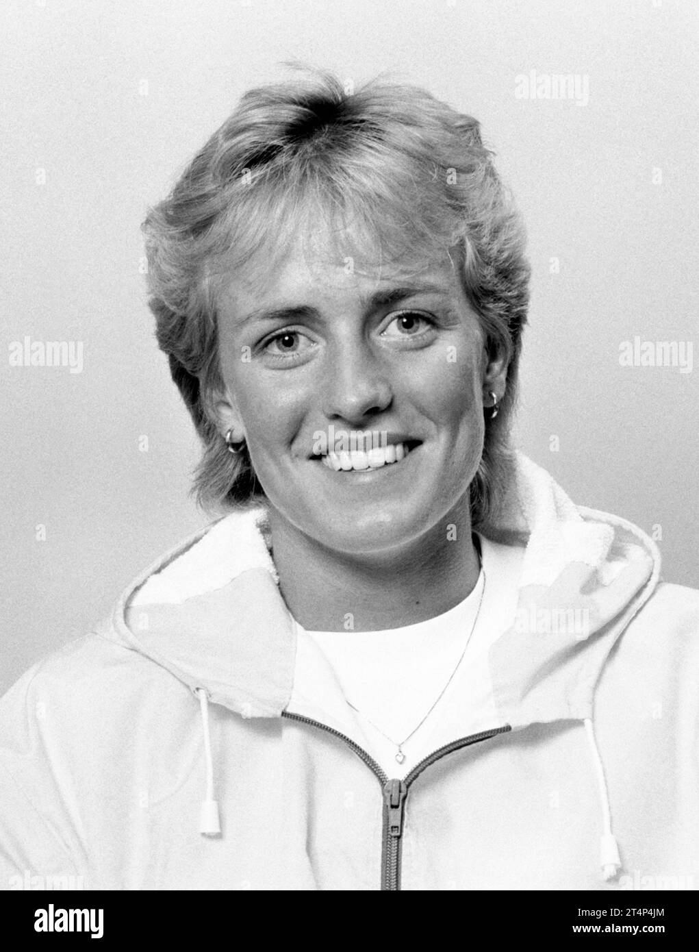 GUNILLA ANDRÉN Swedish athlete in Sweden National athletics team  middle distance runner Stock Photo