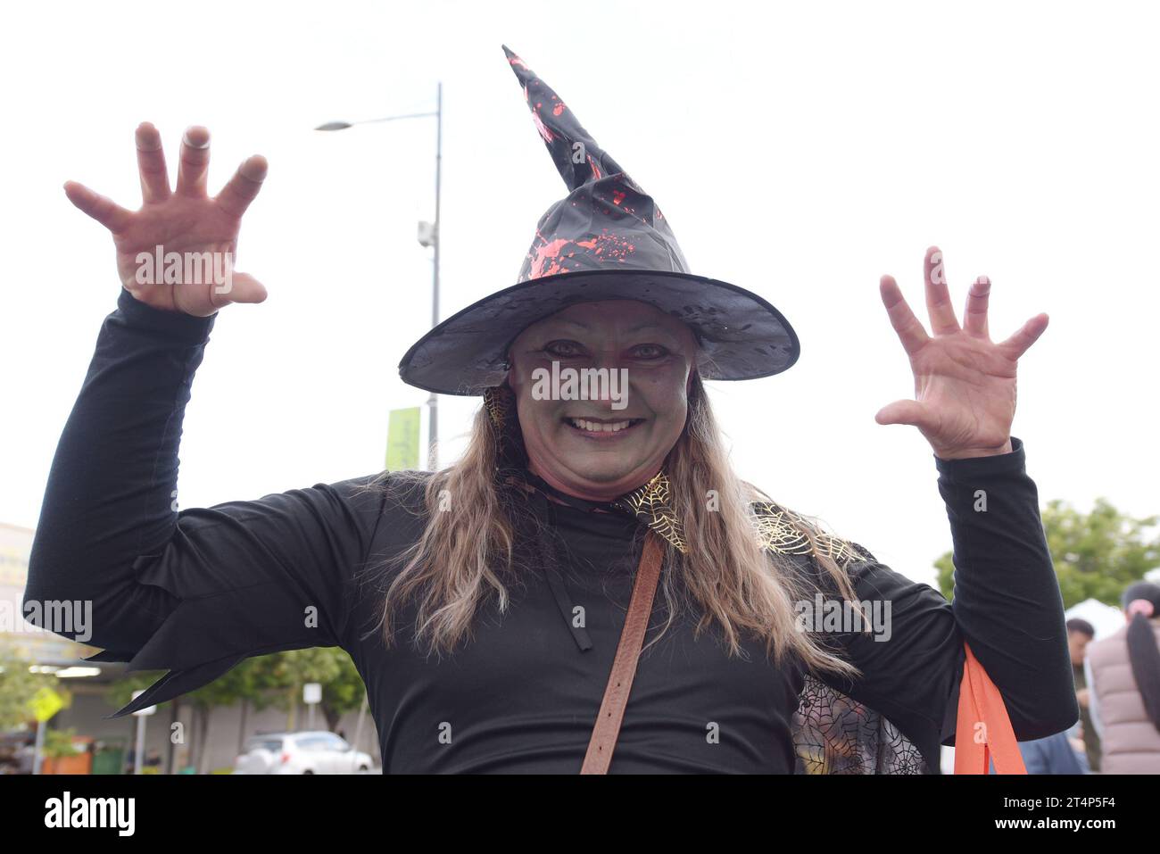 October 31, 2023, Melbourne, Victoria, Australia Australian people celebrates Halloween, which