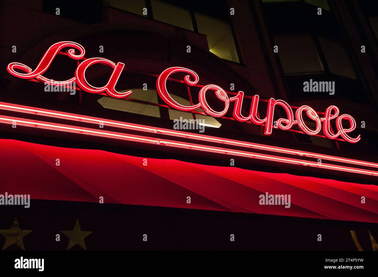 La Coupole during late November in Paris. It is a famous art deco style