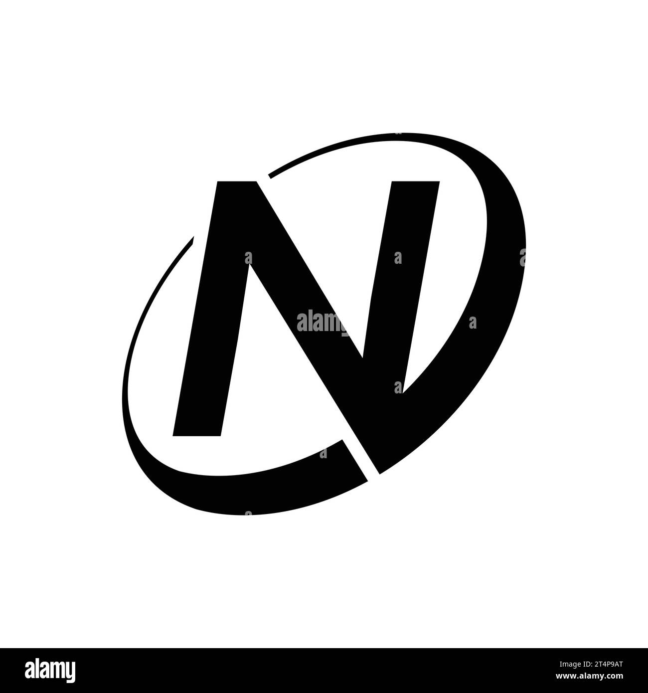 N logo, N monogram, initials N icon, letter N logo, icon, vector Stock Vector