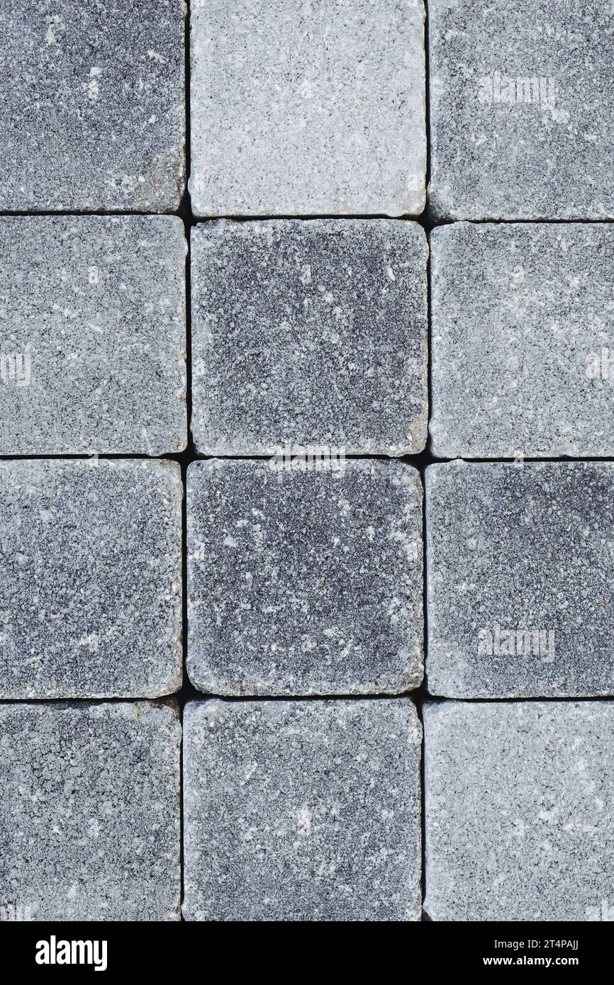 Gray natural stone pavers - Graphic design background Stock Photo - Alamy