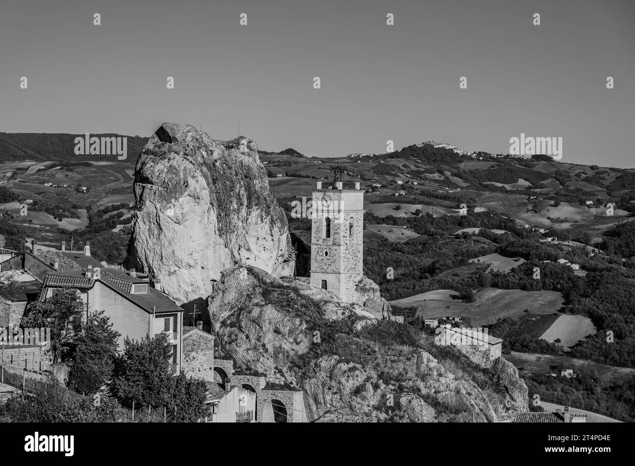 The name derives from stone, since it was built on a huge limestone