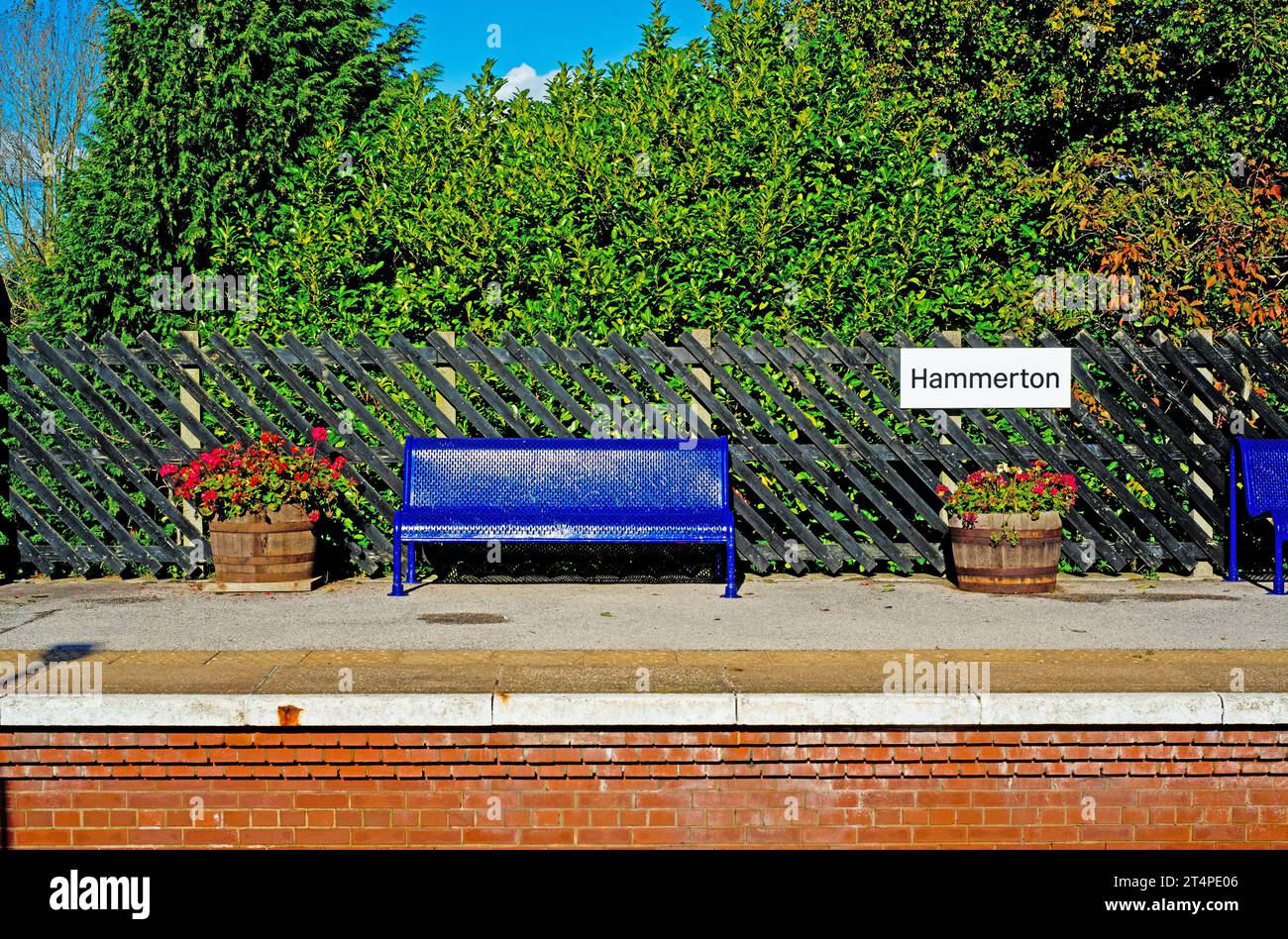 Hammerton railway station, North Yorkshire, England Stock Photo Alamy