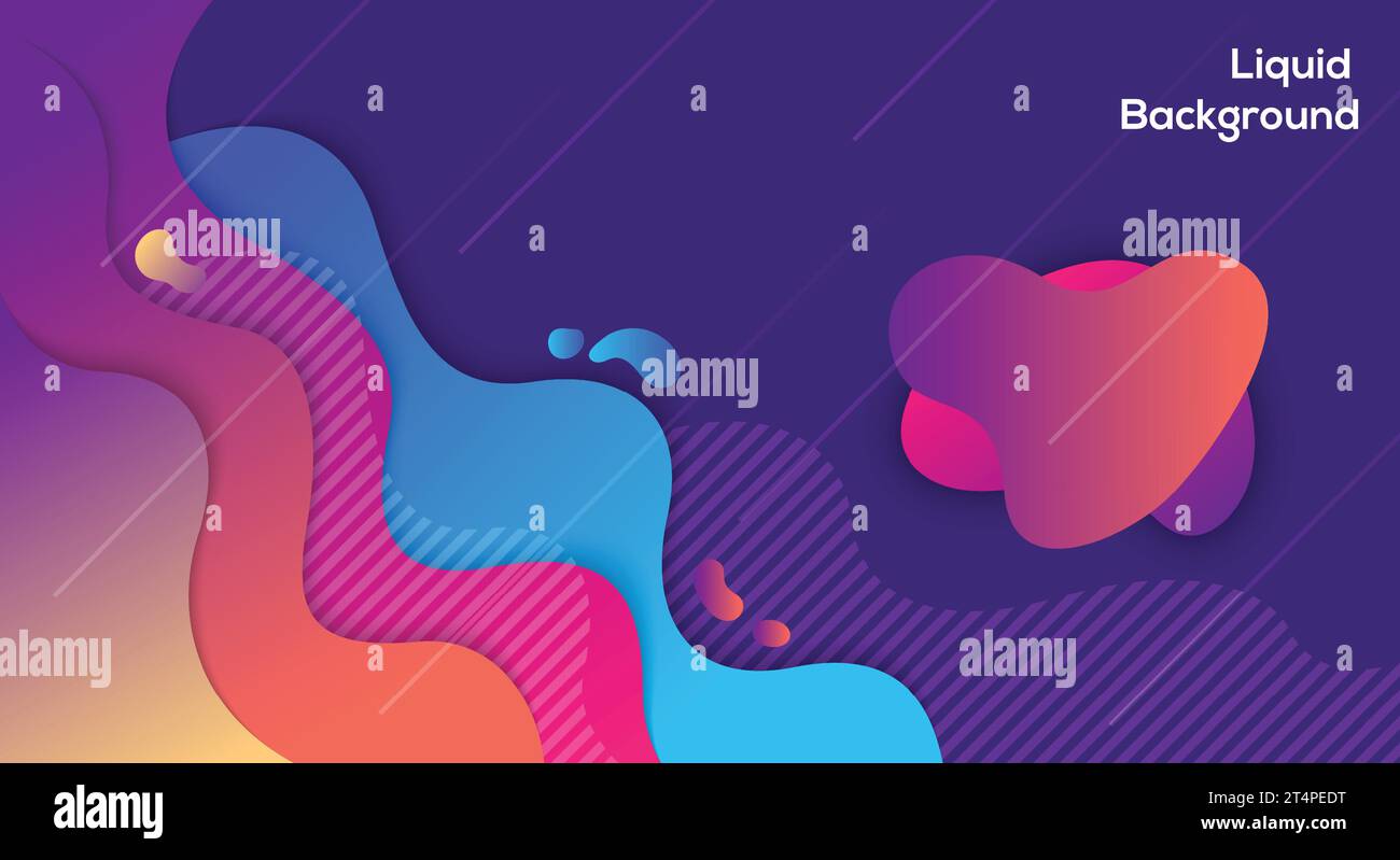 Liquid color background design Royalty Free Vector Image Stock Vector ...