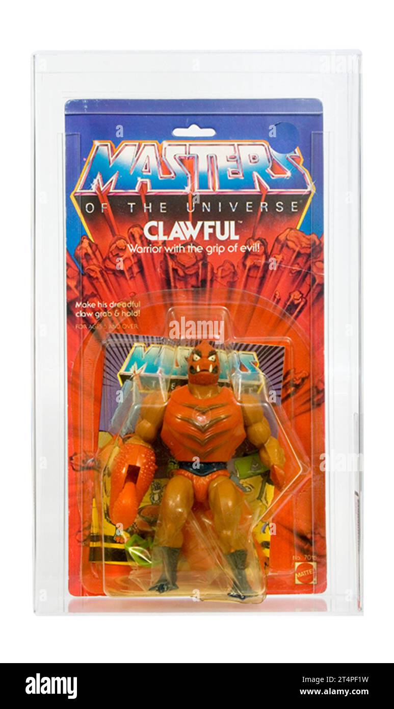 1984 Mattel Masters of The Universe Series 3 Clawful Carded Action
