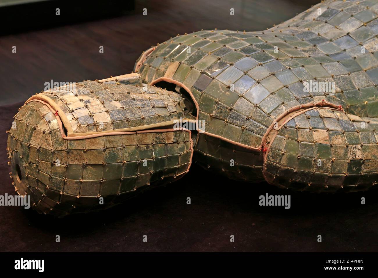 China ancient imperial jade burial suit Stock Photo - Alamy