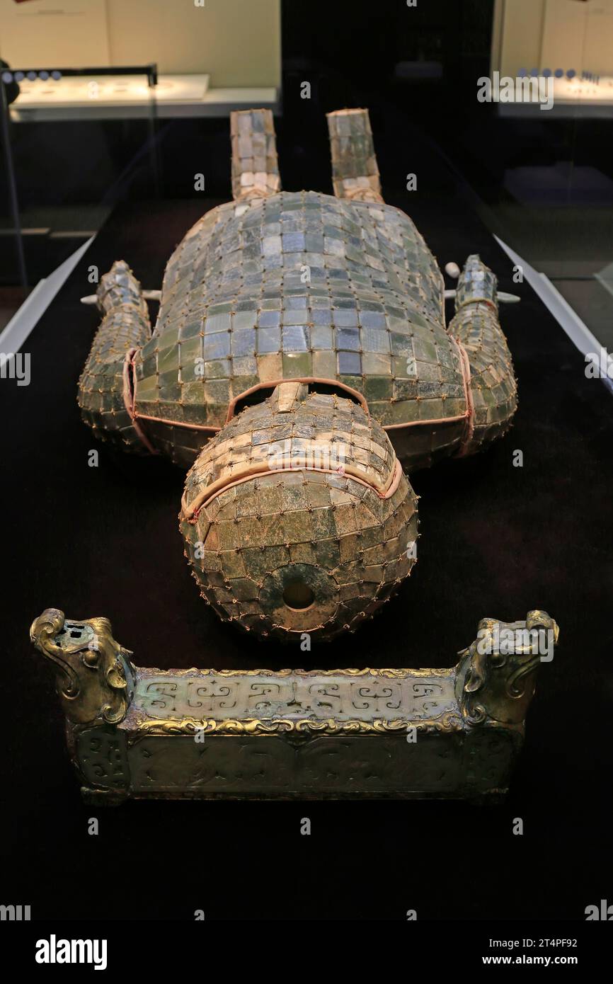 China ancient imperial jade burial suit Stock Photo Alamy
