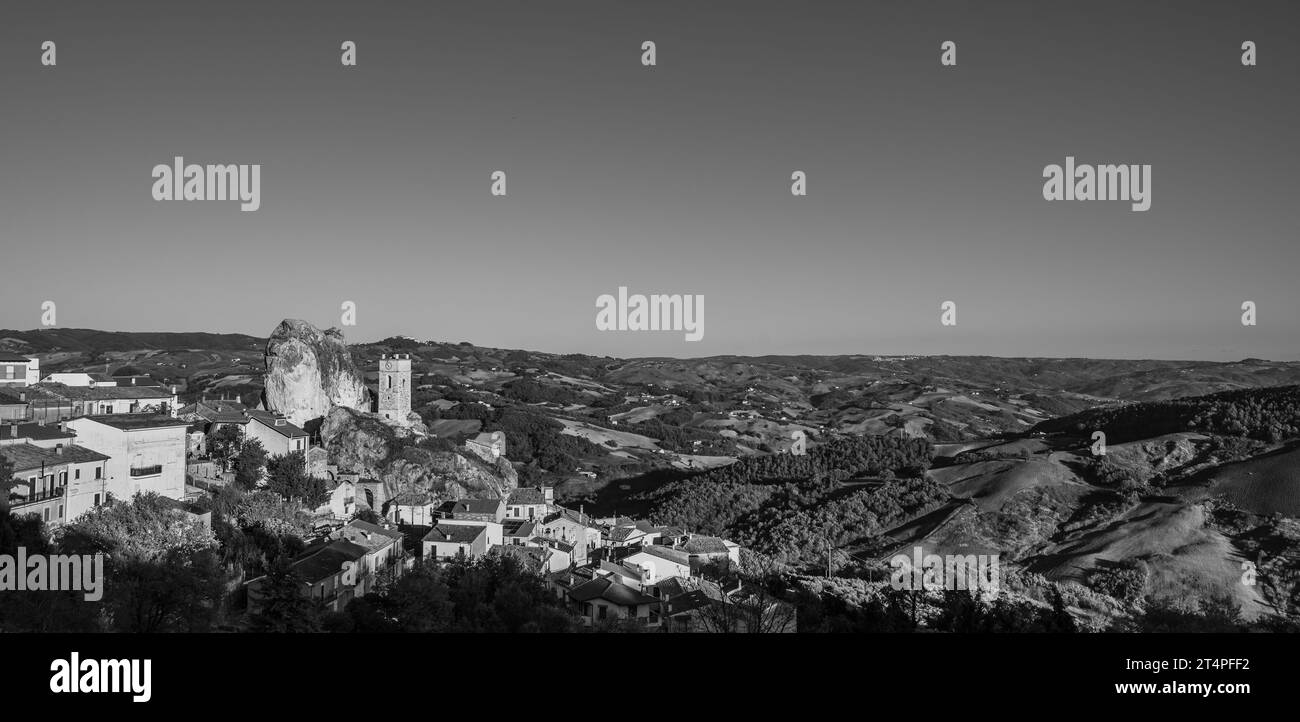 The name derives from stone, since it was built on a huge limestone