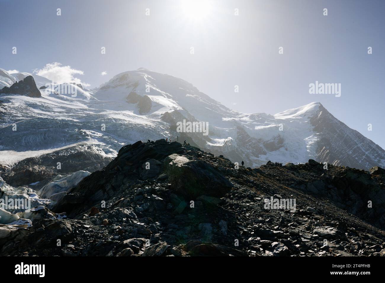 Haute-Savoie Village des Bossons et Massif du Mont-Blanc