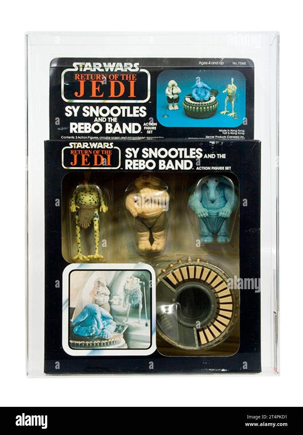 1983 Kenner Canada Star Wars Return of The Jedi Sy Snootles & The Rebo Band AFA 80 Near Mint MISB Stock Photo
