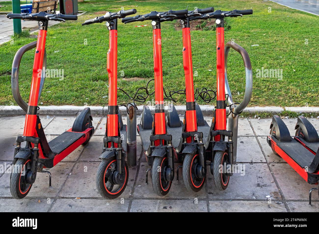 Electric scooter thessaloniki greece hi-res stock photography and images -  Alamy