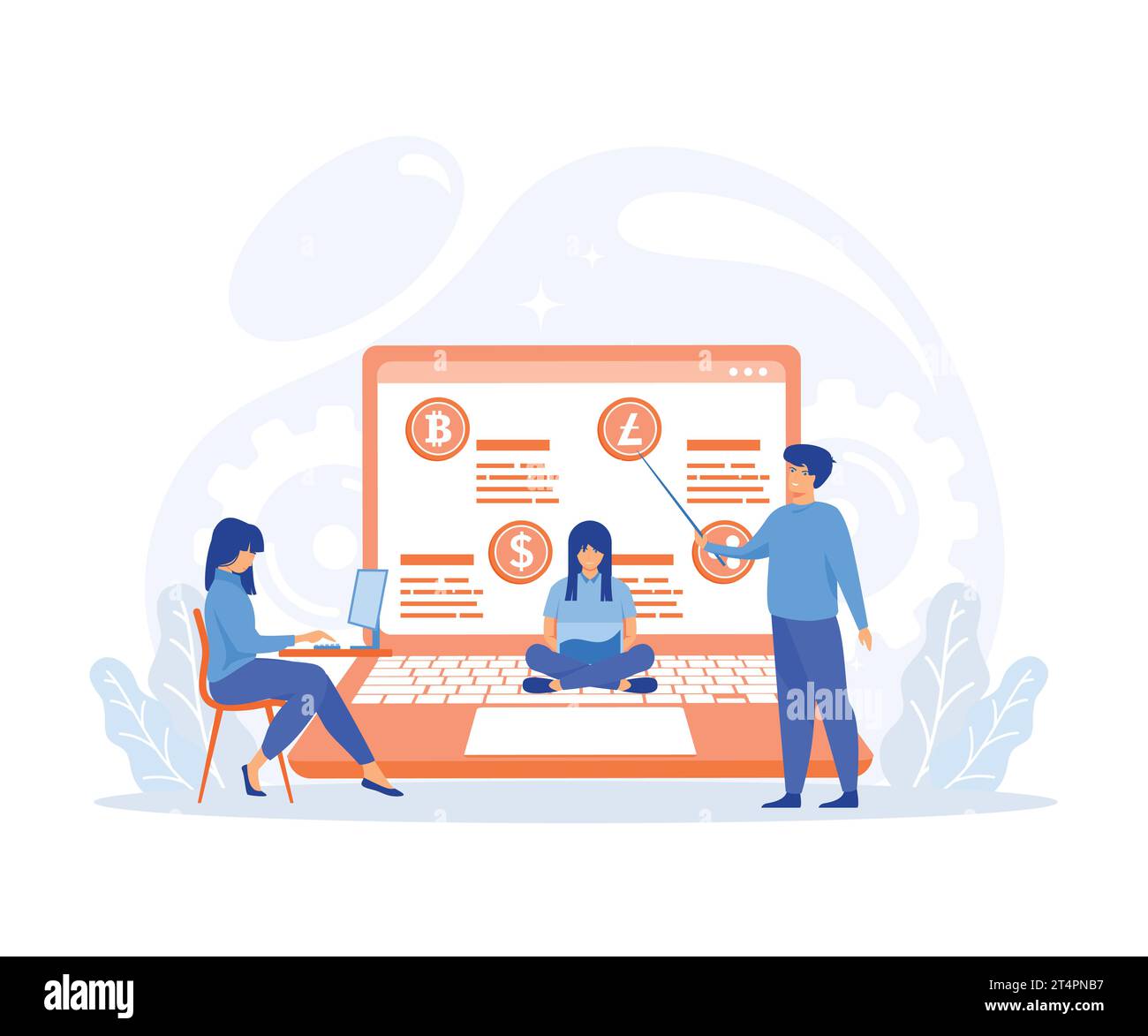 Crypto education Stock Vector Images - Alamy