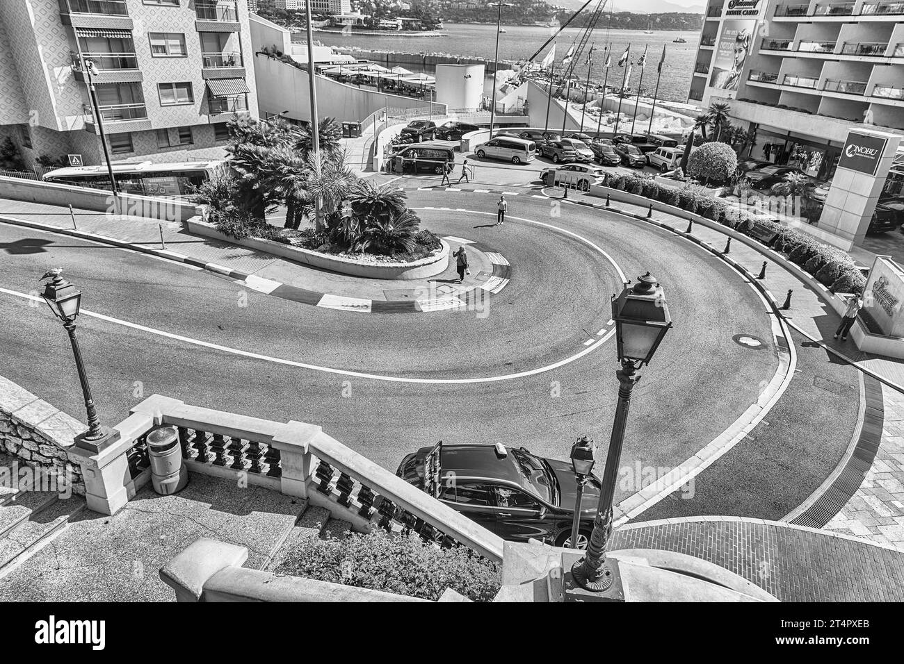MONTE CARLO, MONACO AUGUST 13 The Fairmont Hairpin or Loews Curve