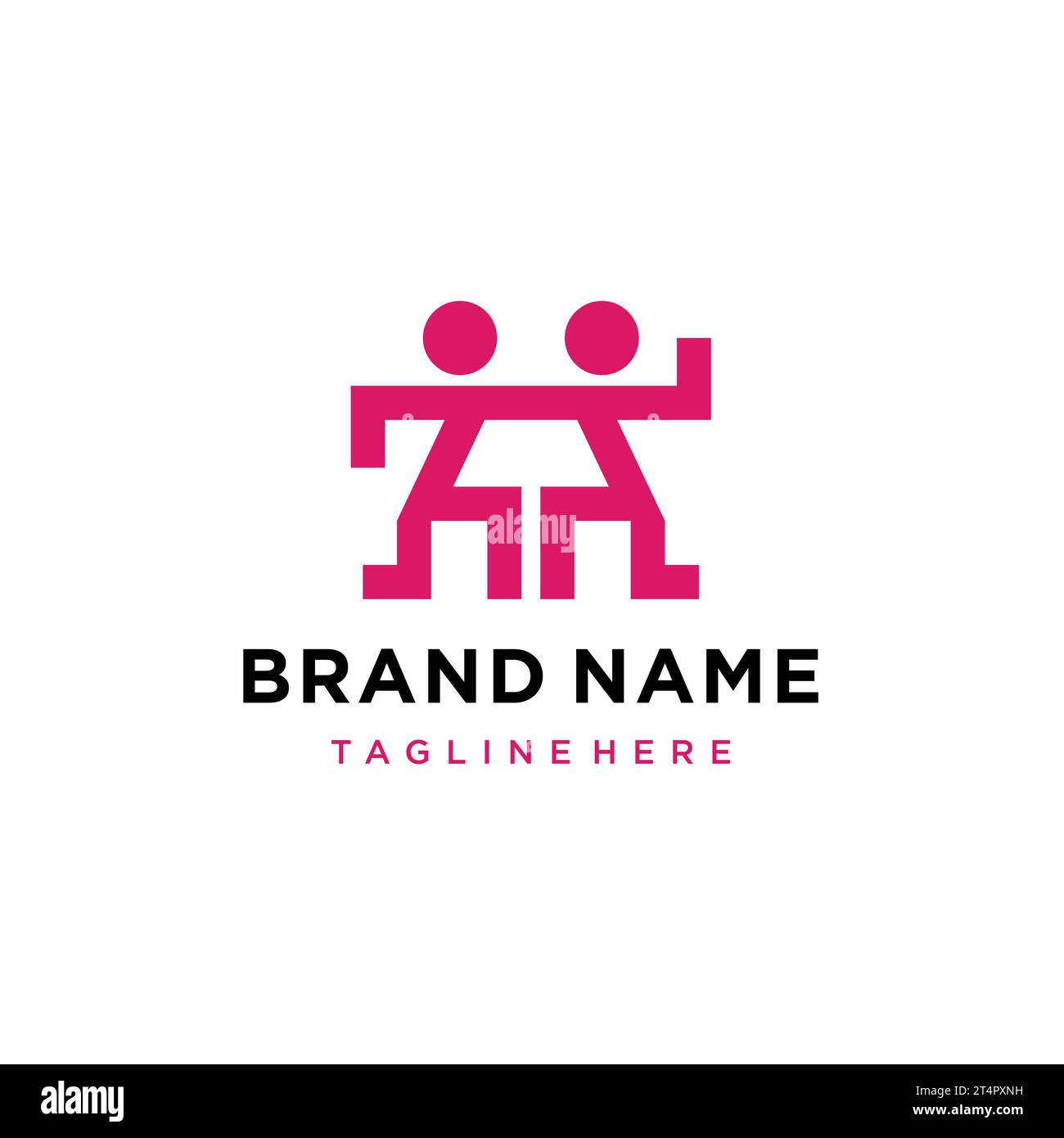 Teamwork people unity family logo design Vector Image Stock Vector Image & Art Alamy